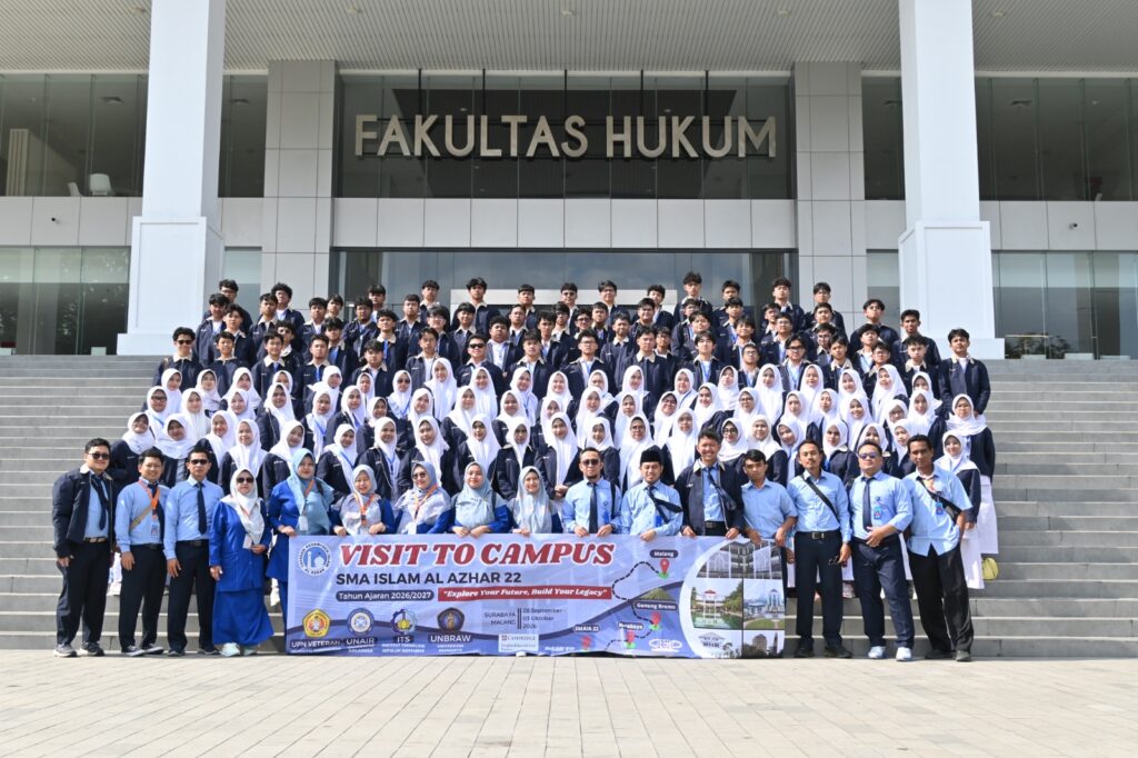Kunjungan murid SMA Islam Al Azhar 22 Cikarang ke Universitas Airlangga dalam program Visit to Campus 2026